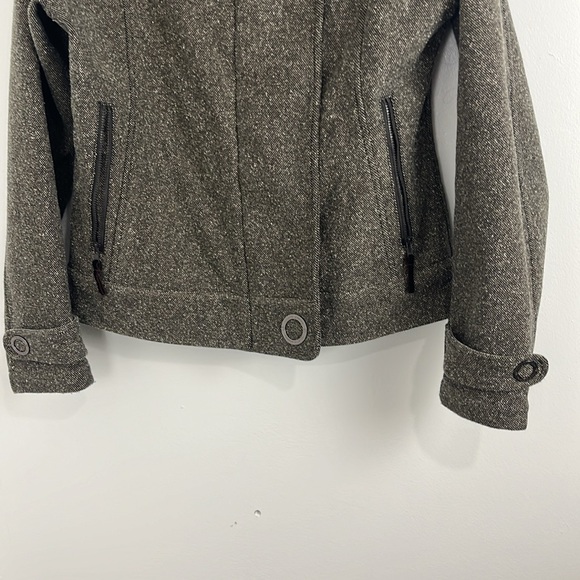 Lululemon Audrey Brown Tweed-Look Jacket w/ Fleece Lining - Picture 4 of 14